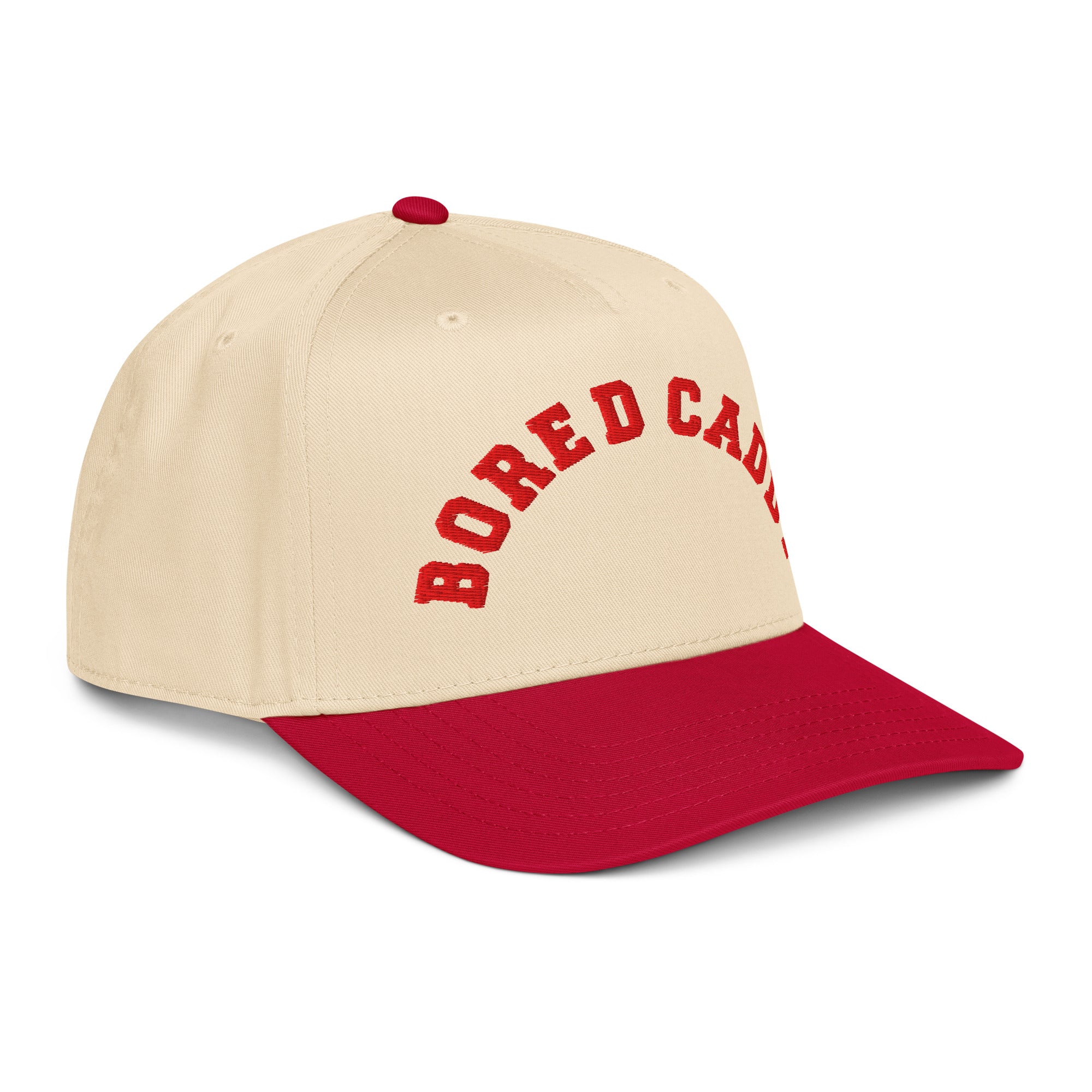 Tan/Red Bored Caddy Classic 5-Panel Snapback – BoredCaddy