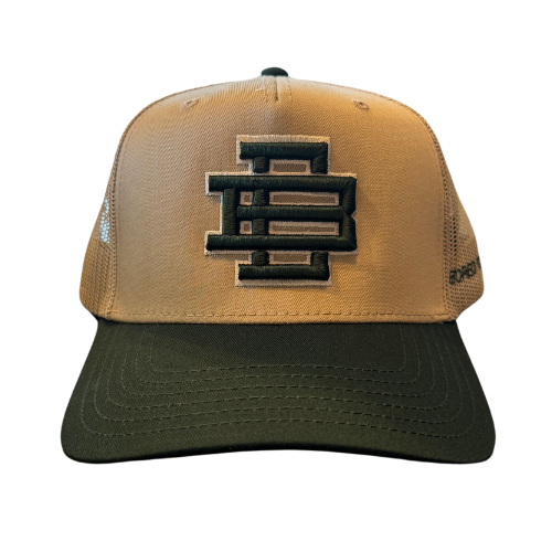 BC Puff Trucker Tan/Green