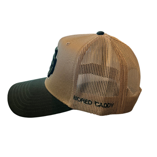 BC Puff Trucker Tan/Green